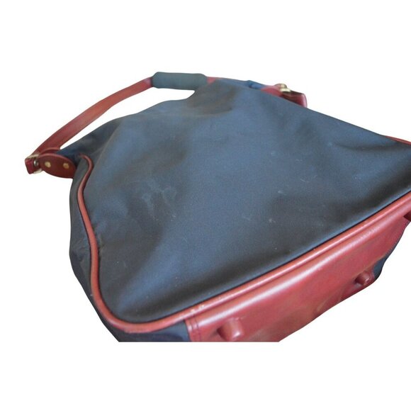 Vintage Samsonite Navy Red Crossbody Messenger Bag With Adjustable Strap Zippere - Picture 14 of 16